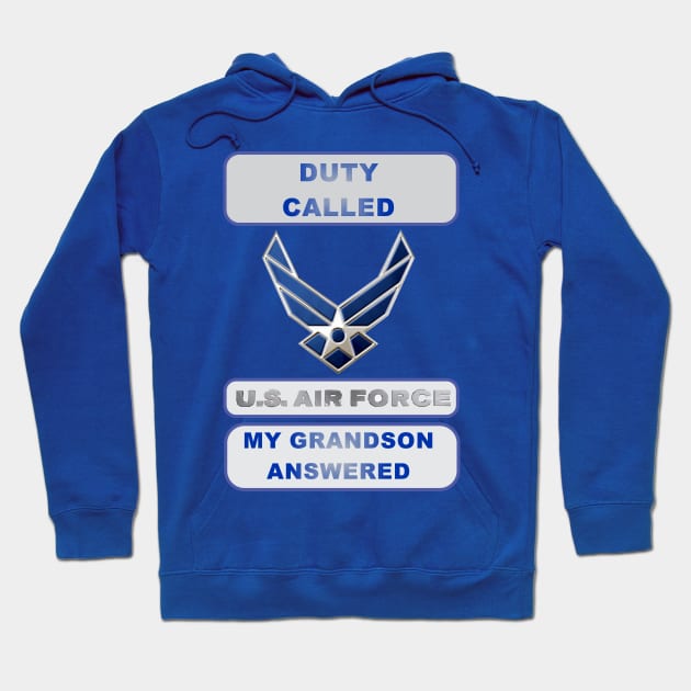 DutyCalledAirForce Grandson Hoodie by Cavalrysword